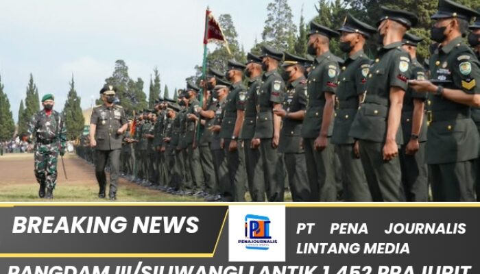 Pangdam III/Siliwangi Lantik 1.452 Prajurit Baru: “Pelantikan Bukan Akhir, Melainkan Awal Pengabdian”