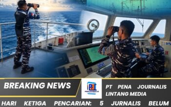 Hari Ketiga Pencarian: 5 Jurnalis Belum Ditemukan, TNI AL Perluas Wilayah Penyisiran di Selat Sunda