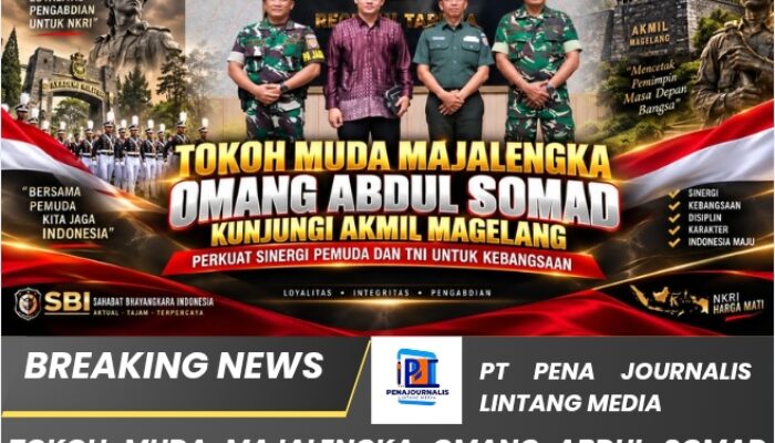 Tokoh Muda Majalengka Omang Abdul Somad Kunjungi Akmil — Dorong Sinergi Pemuda & TNI Perkuat Karakter Kebangsaan