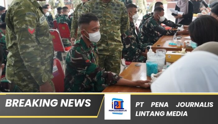 Kodam XXII/Tambun Bungai Periksa Kesehatan & Serahkan APD kepada Relawan Karhutla 2026