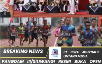 Pangdam III/Siliwangi Resmi Buka Open Tournament Atletik Nasional Piala Panglima TNI 2026, Diikuti 600 Peserta