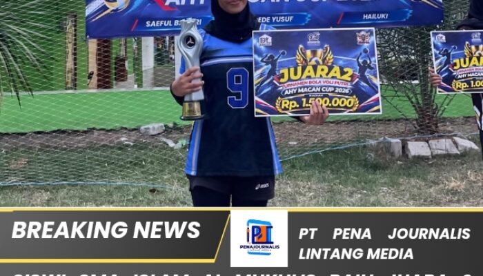 Siswi SMA Islam Al-Mukhlis Raih Juara 2 Turnamen Bola Voli Putri AHY Macan Cup 2026