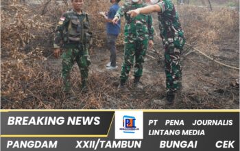 Pangdam XXII/Tambun Bungai Cek Langsung Kesiapan Penanganan Karhutla di Posko Sambang Lihum Kalsel