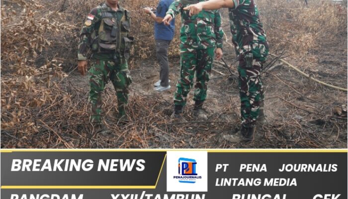 Pangdam XXII/Tambun Bungai Cek Langsung Kesiapan Penanganan Karhutla di Posko Sambang Lihum Kalsel
