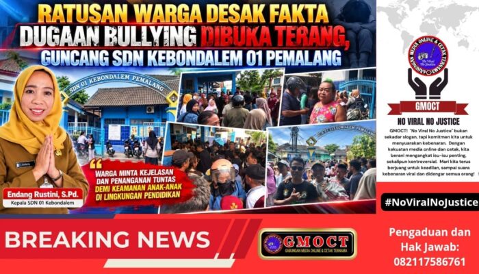 Ratusan Warga Desak Fakta Dugaan Bullying Dibuka Terang, Guncang SDN Kebondalem 01 Pemalang