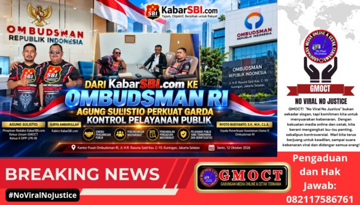 Dari KabarSBI.com ke Ombudsman RI, Agung Sulistio Perkuat Garda Kontrol Pelayanan Publik