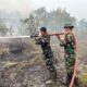 Satgas Karhutla Kodam XXII/TB Terus Lakukan Pendinginan di Palangka Raya