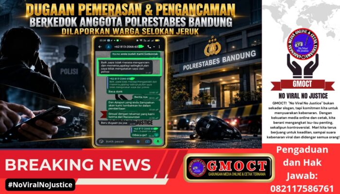 Dugaan Pemerasan & Pengancaman Berkedok Anggota Polrestabes Bandung Dilaporkan Warga Selokan Jeruk
