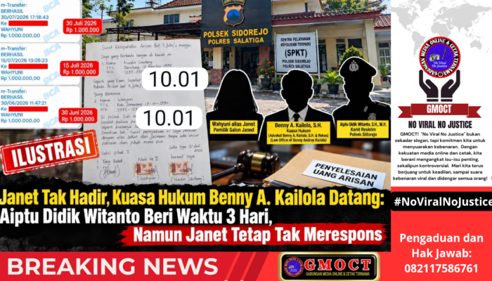 Aiptu Didik Witanto: Tiga Hari Diberi Waktu, Janet Tetap Tak Merespons — Penyelesaian Uang Arisan Masih Menggantung