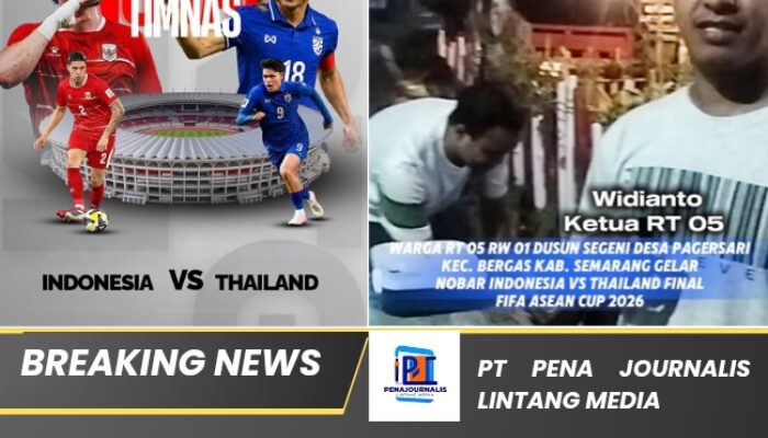 Semarakkan Dukungan Merah Putih, Warga RT 05 Dusun Segeni Gelar Nobar Final FIFA Asean Cup 2026 Indonesia vs Thailand