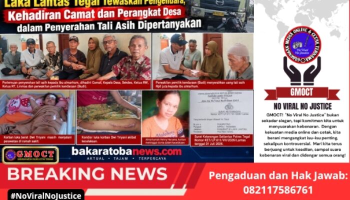 Laka Lantas Tegal Tewaskan Pengendara, Kehadiran Camat dan Perangkat Desa dalam Penyerahan Tali Asih Dipertanyakan